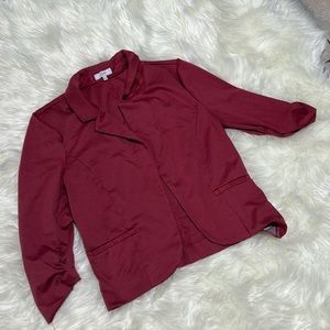Dark rose blazer